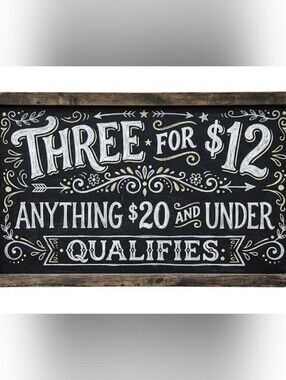 Sale 3 Items For 12$ Anything Twenty20$ And Under